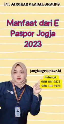 Manfaat dari E Paspor Jogja 2023