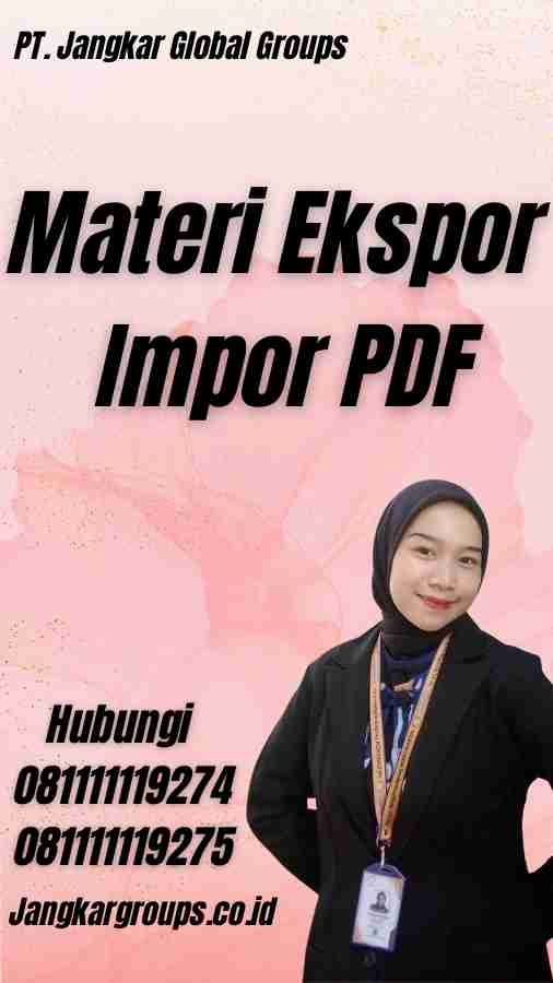 Materi Ekspor Impor PDF