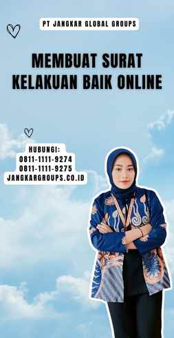 Membuat Surat Kelakuan Baik Online