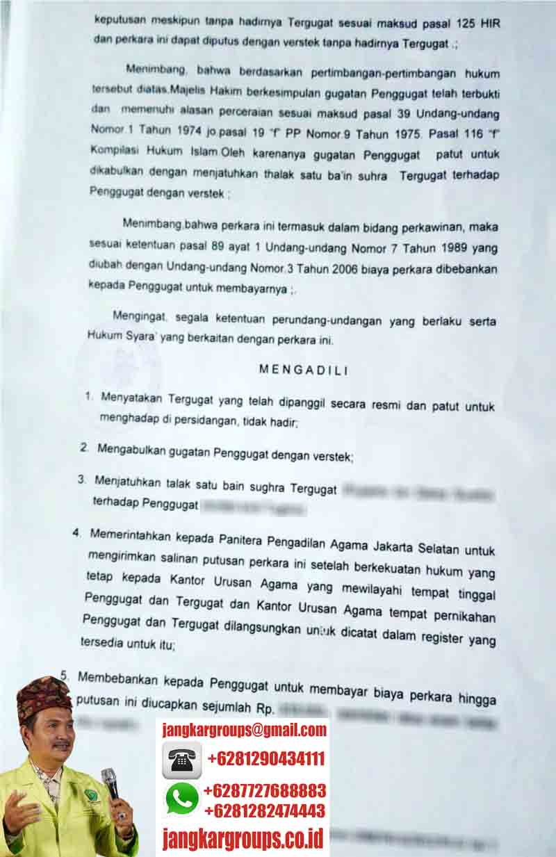 Mengadili Cerai Gugat