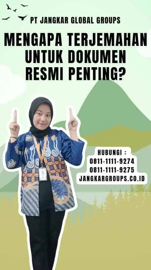 Mengapa Terjemahan untuk Dokumen Resmi Penting