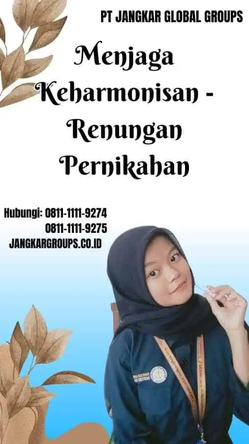 Menjaga Keharmonisan Renungan Pernikahan