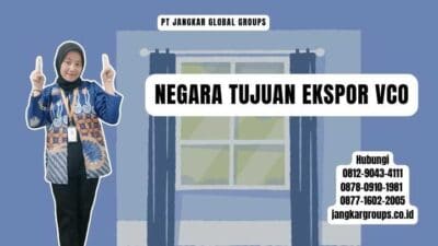 Negara Tujuan Ekspor VCO