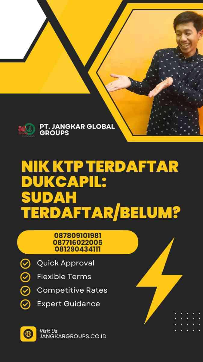 Nik Ktp Terdaftar Dukcapil: Sudah Terdaftar/Belum?