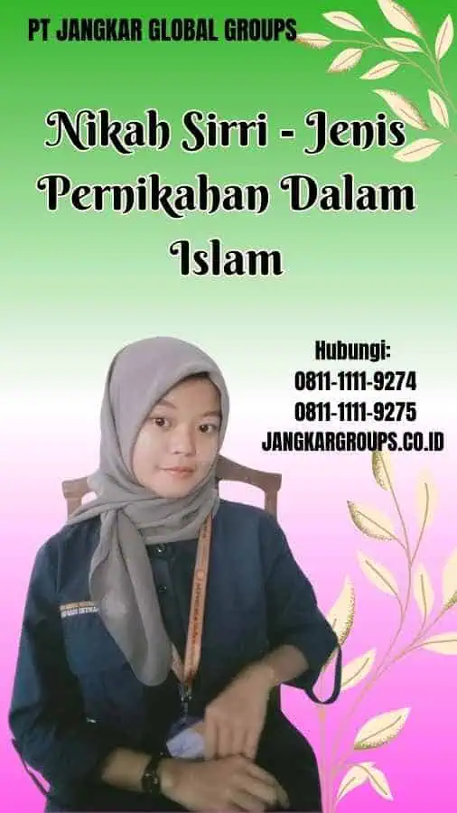 Nikah Sirri Jenis Pernikahan Dalam Islam