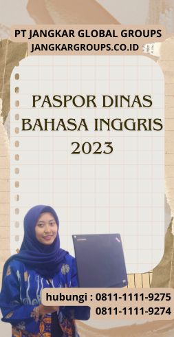 Paspor Dinas Bahasa Inggris 2023