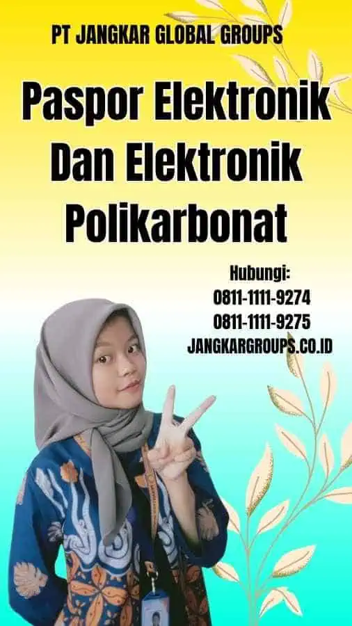 Paspor Elektronik Dan Elektronik Polikarbonat