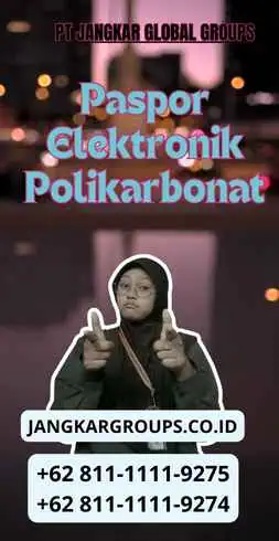 Paspor Elektronik Polikarbonat