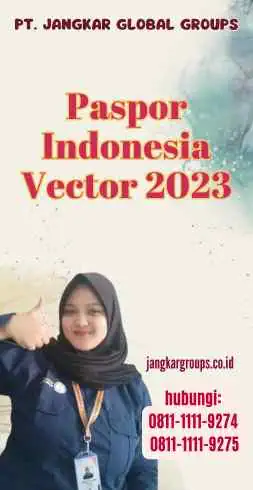 Paspor Indonesia Vector 2023