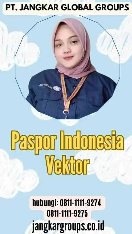 Paspor Indonesia Vektor