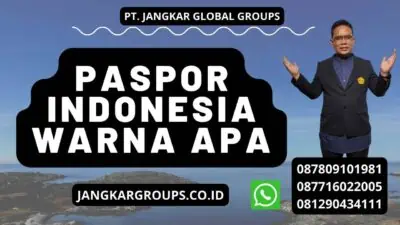 Paspor Indonesia Warna Apa