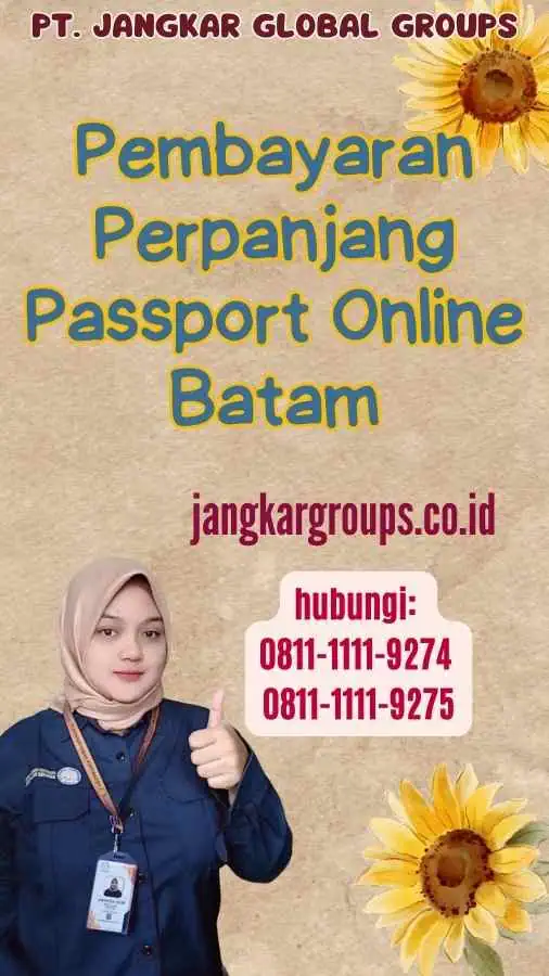 Pembayaran Perpanjang Passport Online Batam