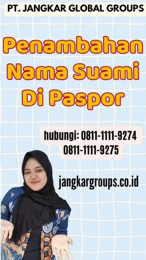 Penambahan Nama Suami Di Paspor