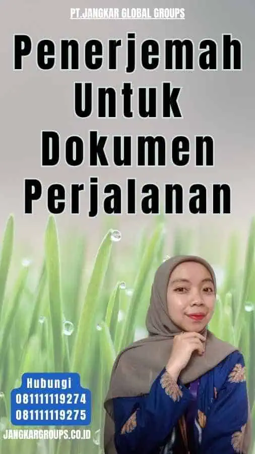 Penerjemah Untuk Dokumen Perjalanan