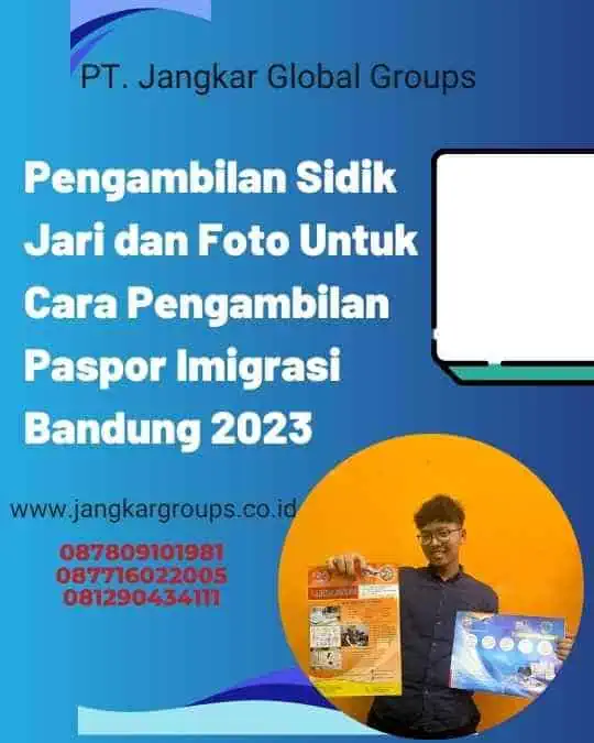 Pengambilan Sidik Jari dan Foto Untuk Cara Pengambilan Paspor Imigrasi Bandung 2023