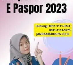 Penggantian Paspor Biasa Ke E Paspor 2023