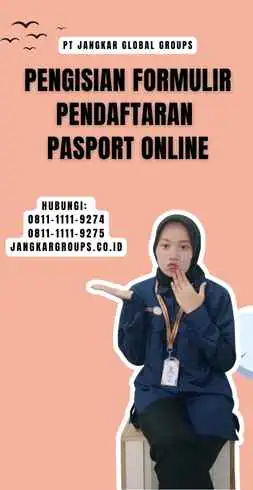 Pengisian Formulir Pendaftaran Pasport Online