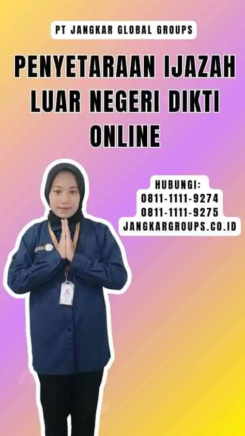 Penyetaraan Ijazah Luar Negeri Dikti Online