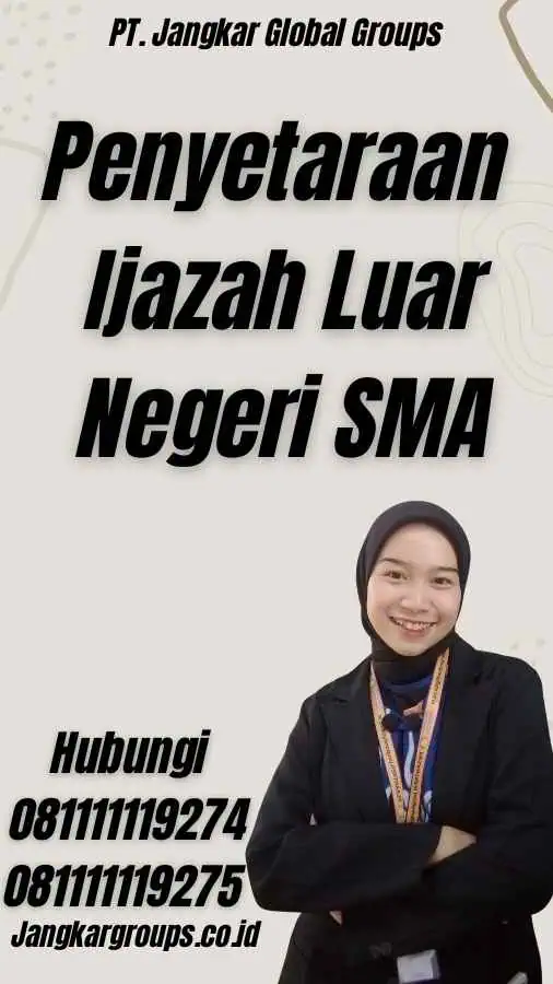 Penyetaraan Ijazah Luar Negeri SMA