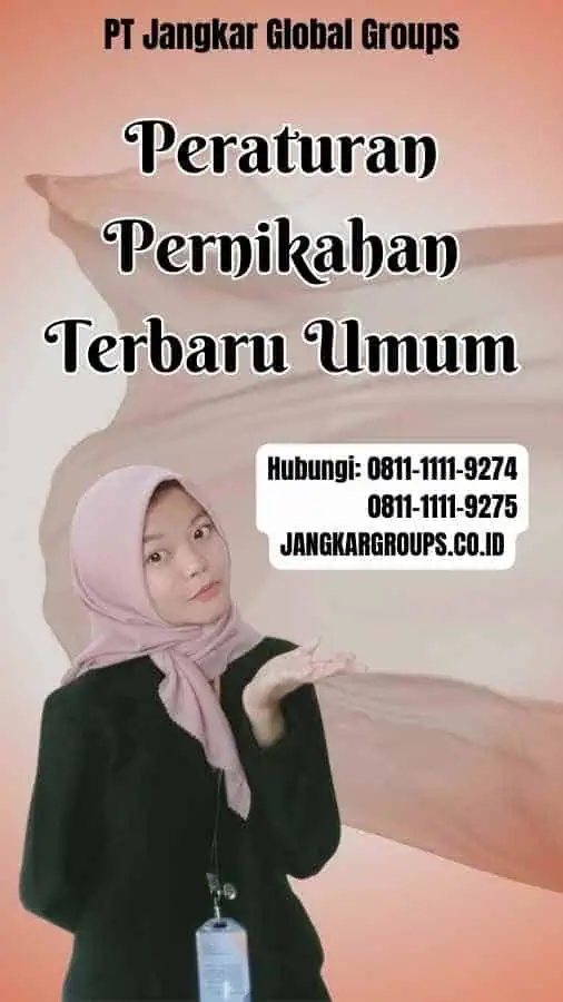 Peraturan Pernikahan Terbaru Umum