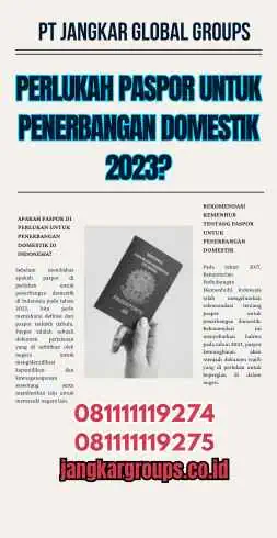 Perlukah Paspor Untuk Penerbangan Domestik 2023?