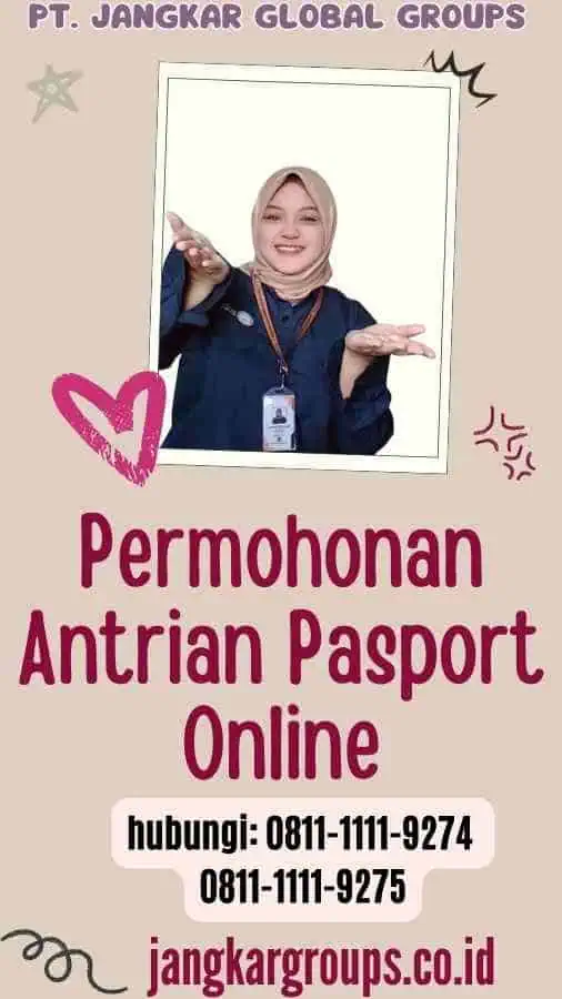 Permohonan Antrian Pasport Online