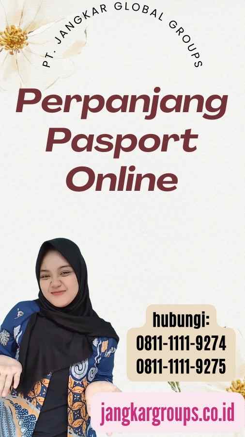 Perpanjang Pasport Online