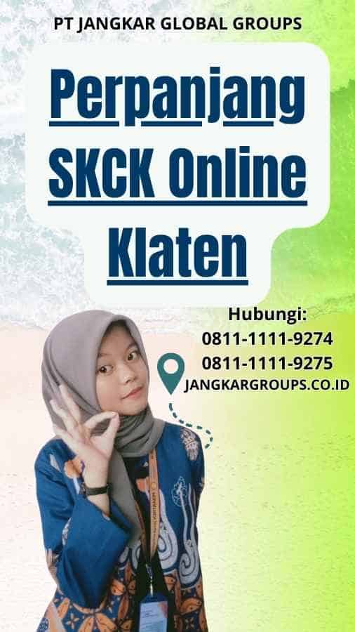 Perpanjang SKCK Online Klaten