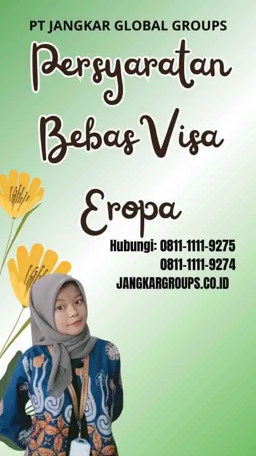 Persyaratan Bebas Visa Eropa