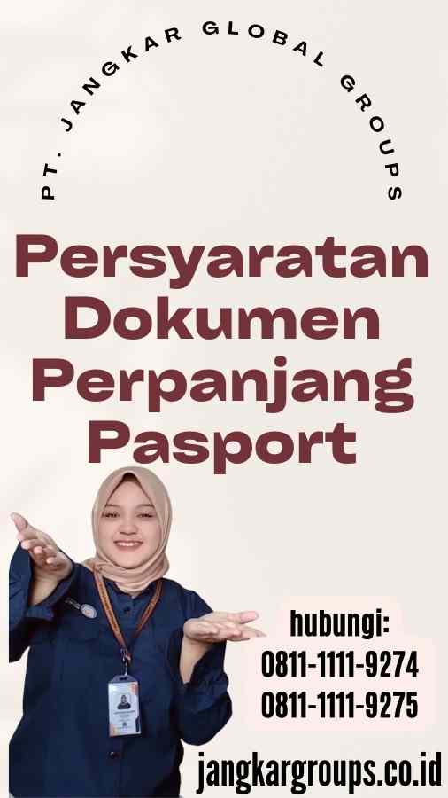 Persyaratan Dokumen Perpanjang Pasport