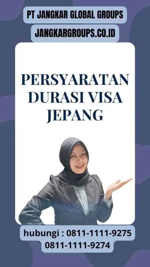 Persyaratan Durasi Visa Jepang