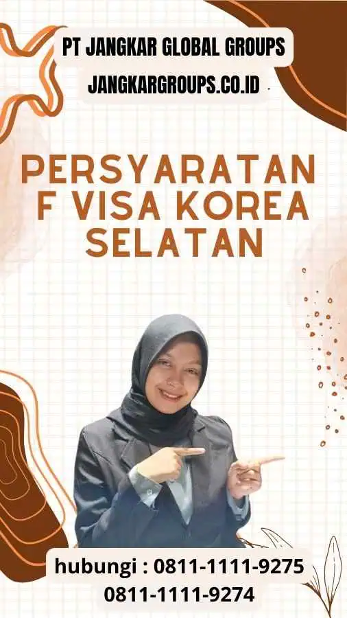 Persyaratan F Visa Korea Selatan