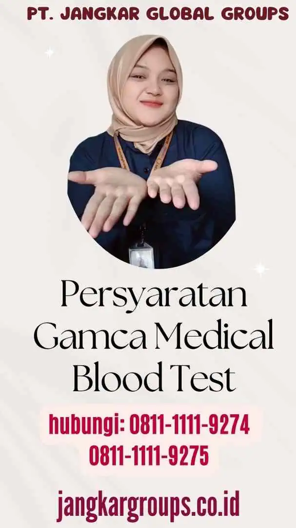 Persyaratan Gamca Medical Blood Test