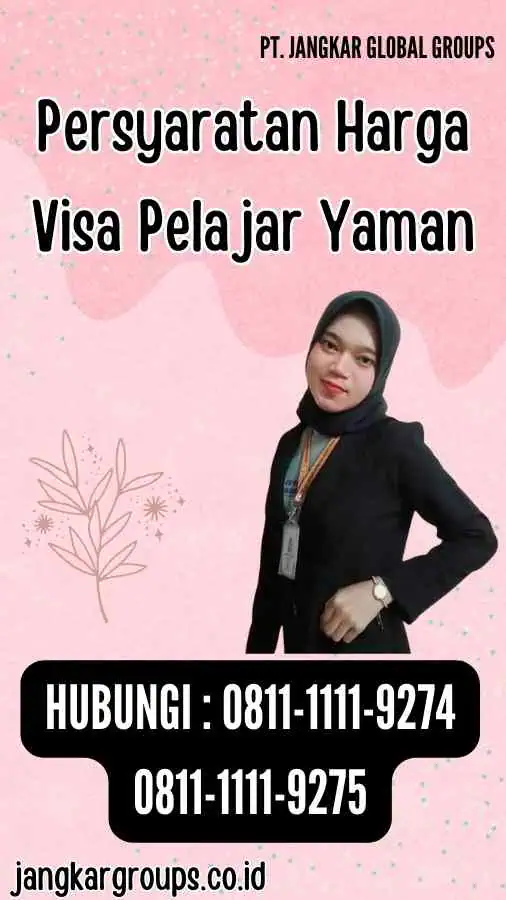 Persyaratan Harga Visa Pelajar Yaman