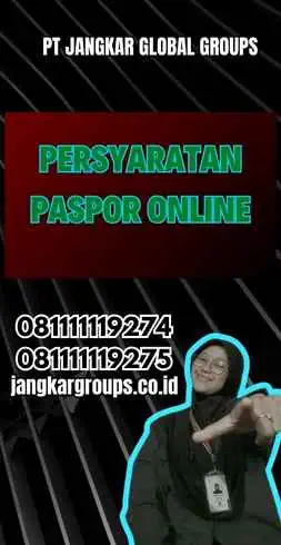 Persyaratan Paspor Online