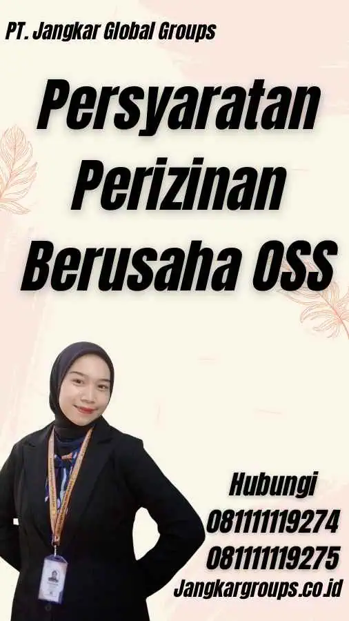 Persyaratan Perizinan Berusaha OSS