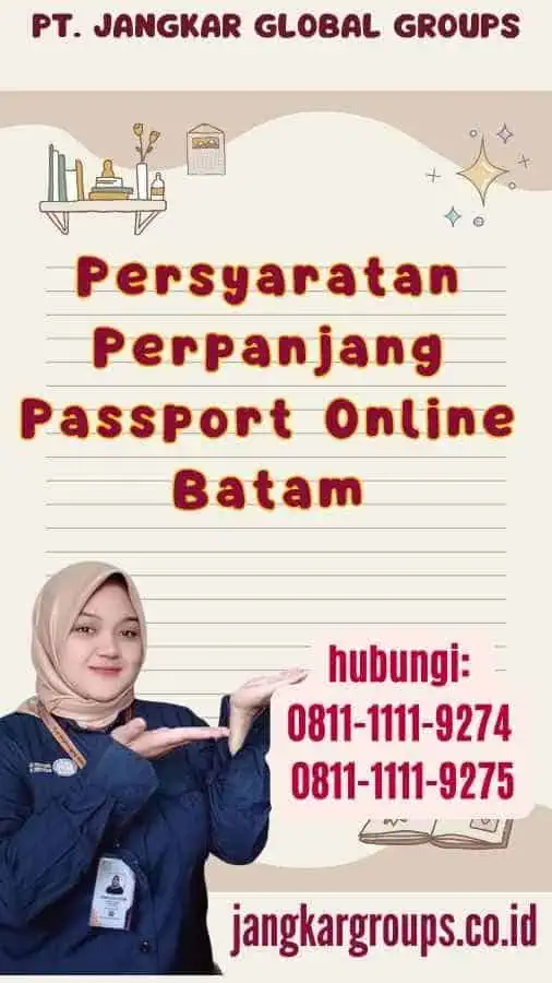 Persyaratan Perpanjang Passport Online Batam