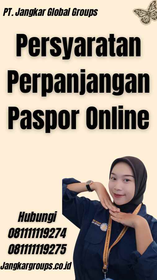 Persyaratan Perpanjangan Paspor Online