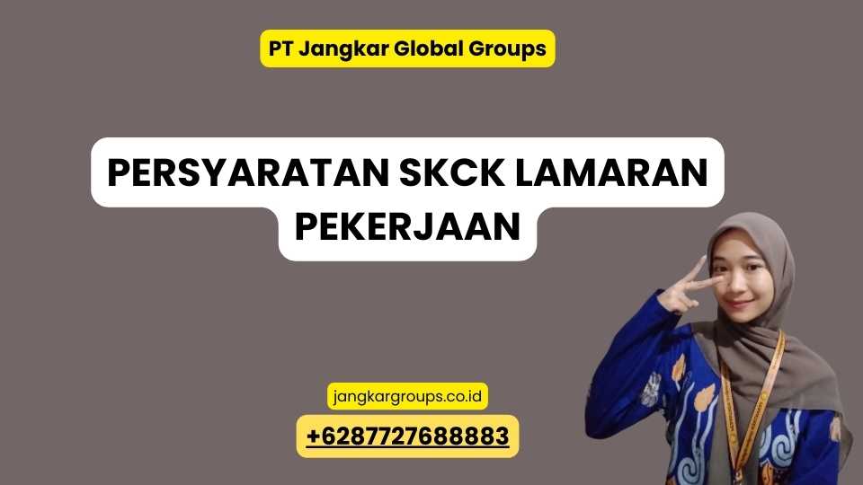 Persyaratan SKCK Lamaran Pekerjaan