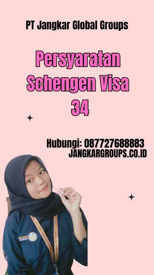 Persyaratan Schengen Visa 34