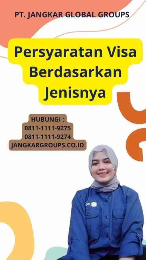 Persyaratan Visa Berdasarkan Jenisnya