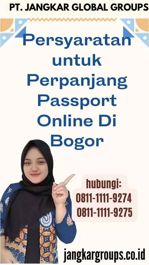 Persyaratan untuk Perpanjang Passport Online Di Bogor