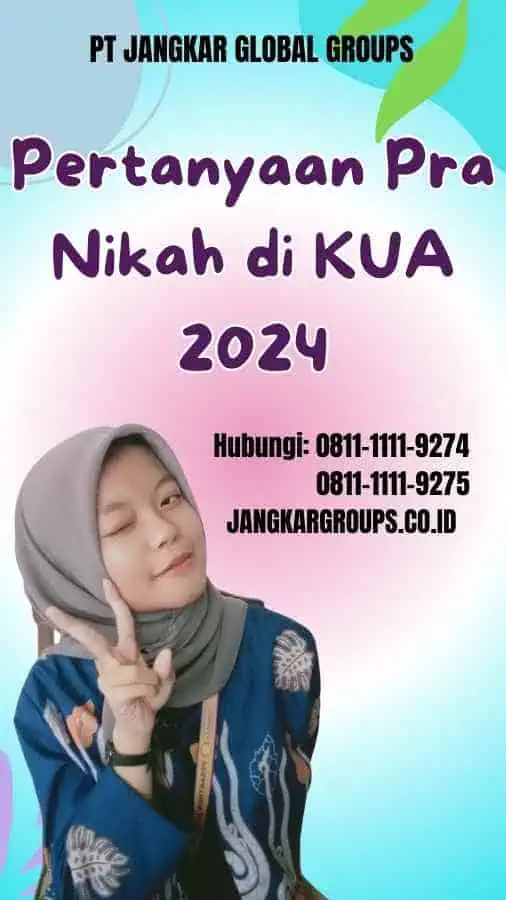 Pertanyaan Pra Nikah di KUA 2024