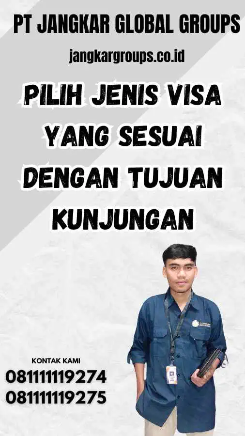 Pilih jenis visa yang sesuai dengan tujuan kunjungan - Cara Apply Visa China di Jakarta