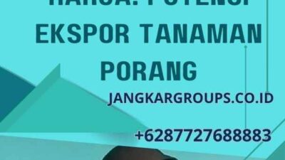 Porang Tanaman Ekspor Harga: Potensi Ekspor Tanaman Porang