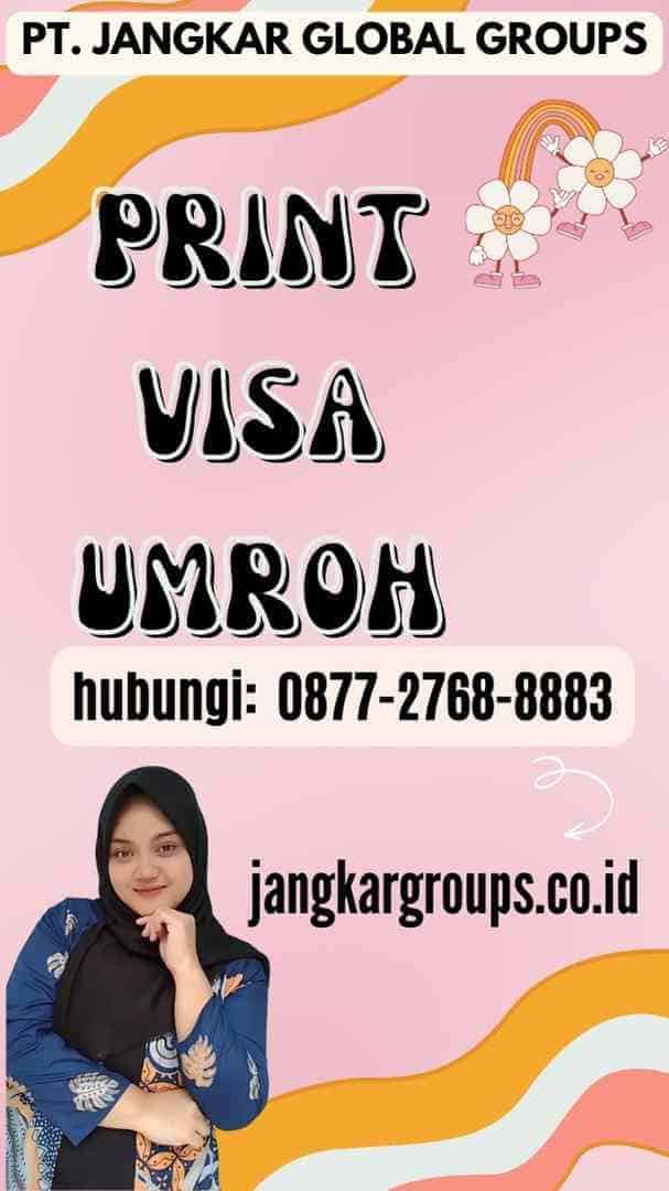 Print Visa Umroh