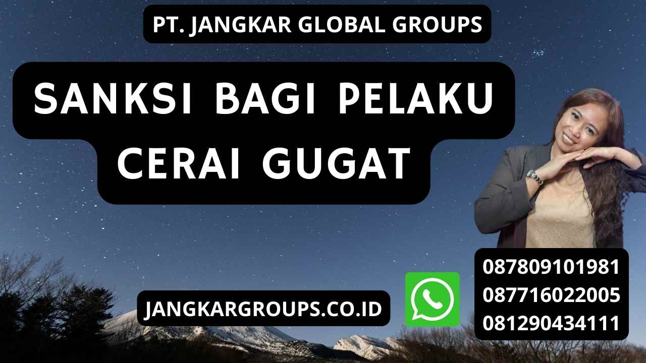 Sanksi bagi pelaku cerai gugat