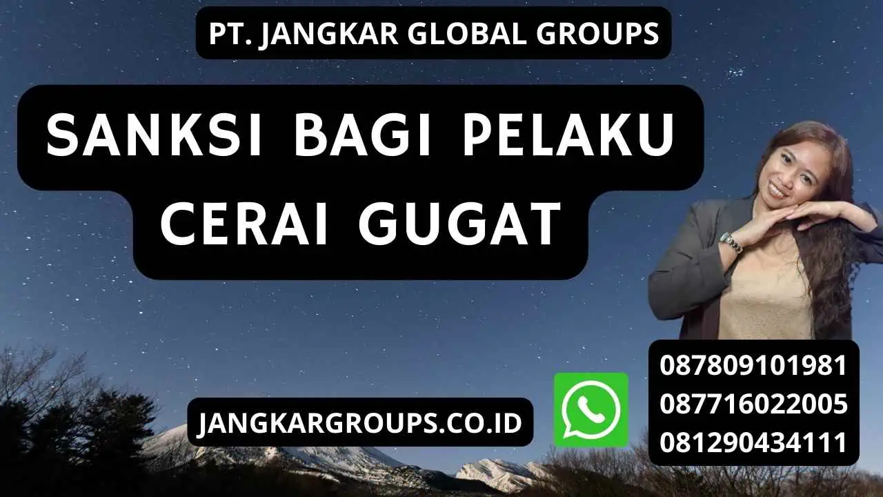 Sanksi bagi pelaku cerai gugat