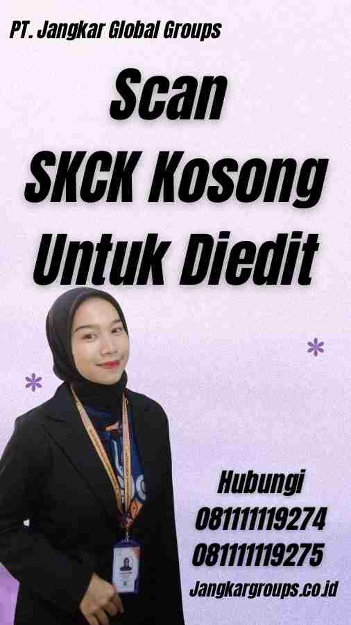 Scan SKCK Kosong Untuk Diedit