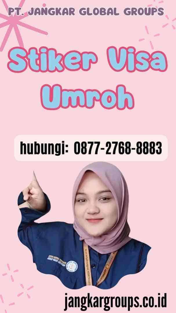 Stiker Visa Umroh